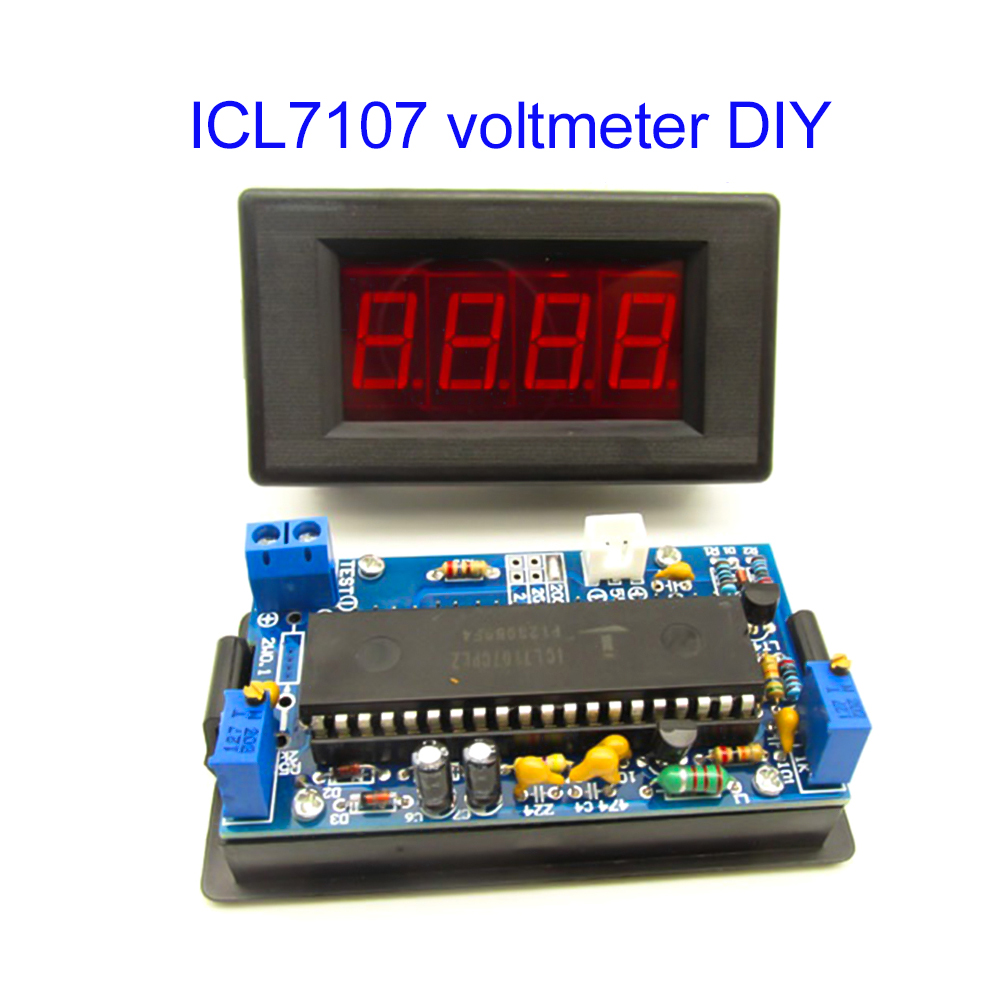 Diy Electronics Components Kit - ICL7107 Voltmeter DIY Kit Parts DC