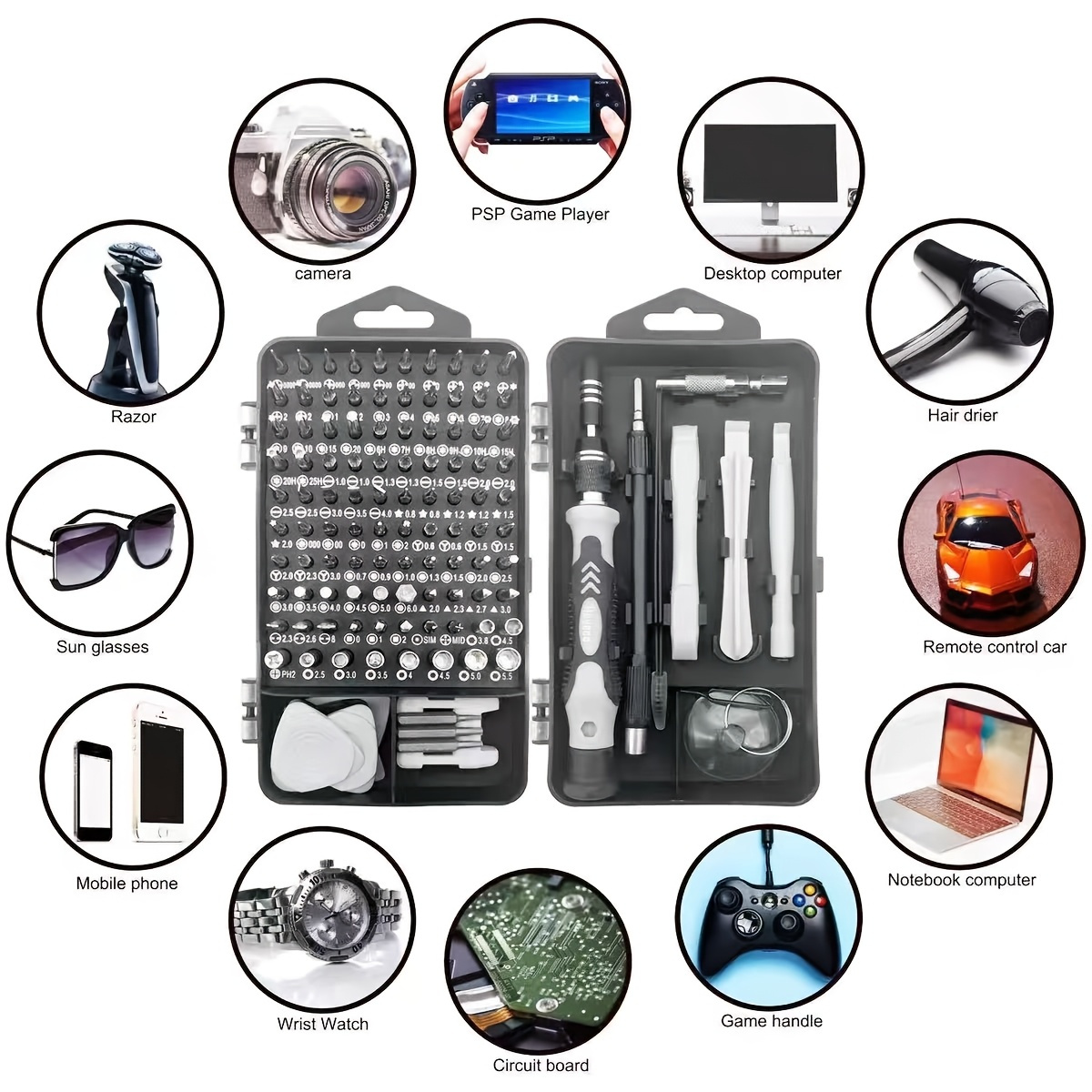 115in1 Screwdriver Bit Set, Hi - Diy Electronics Repair Kit 评论和价格