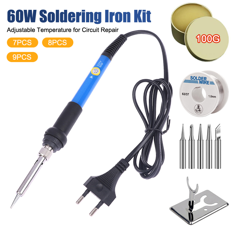 Adjustable Temp 220V 60W Elect - Diy Electronics Repair Kit 评论和价格