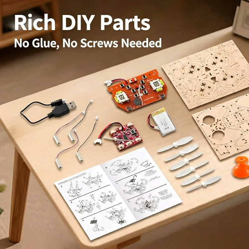 Wooden Rc Quadcopters DIY Kit  - Diy From Old Electronics 评论和价格