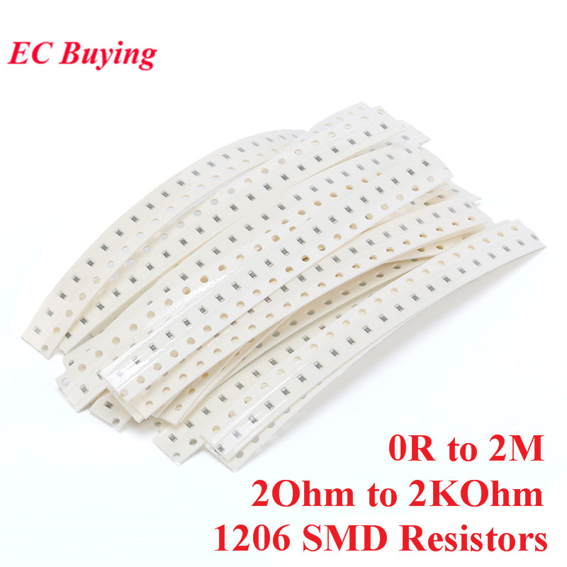 800pcs 1206 SMD Resistors Kit  - Diy Electronics Components Kit 评论和价格