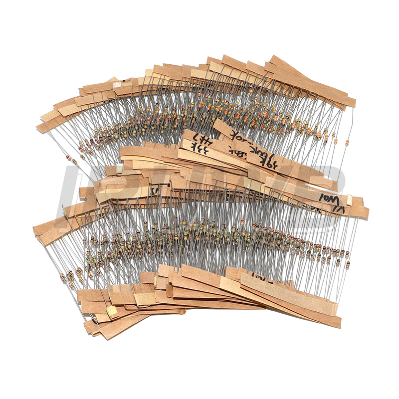 640pcs 64 Values 1R - 10MR 0.1 - Resistor Kit 1 4W 评论和价格