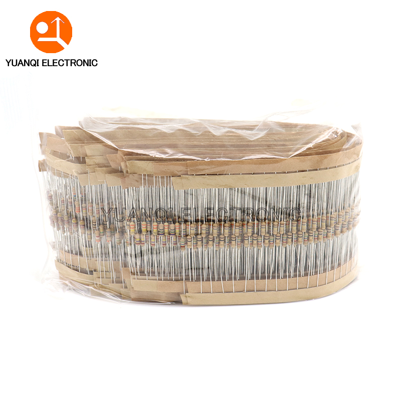 2500pcs 1/4W Carbon Film Resis - Resistor Kit 1 4W 评论和价格