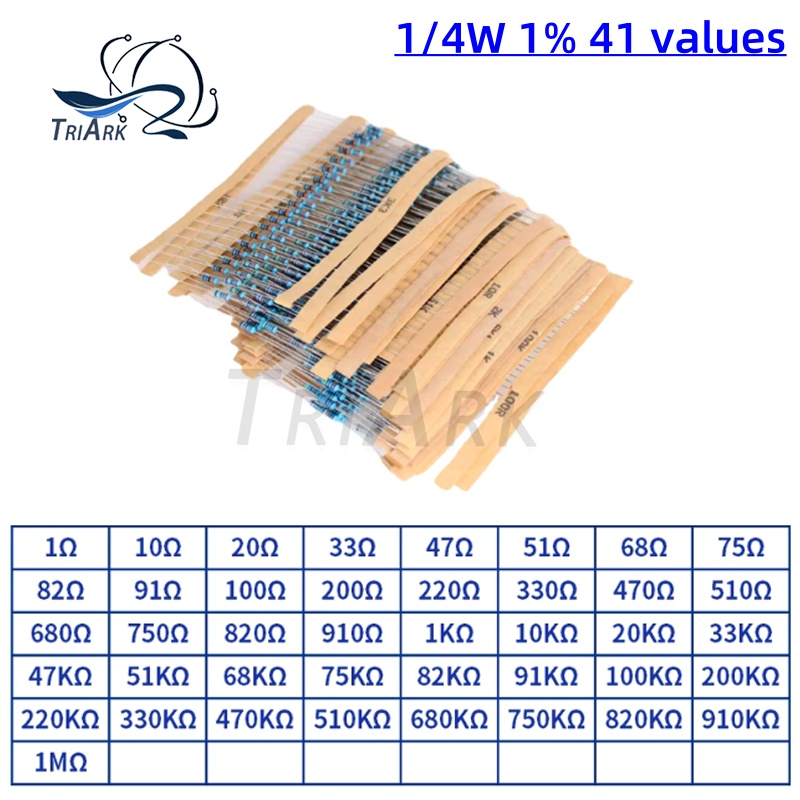 300/600/set 30 Kinds 1/4W 1% R - Resistor Kit 1 4W 评论和价格