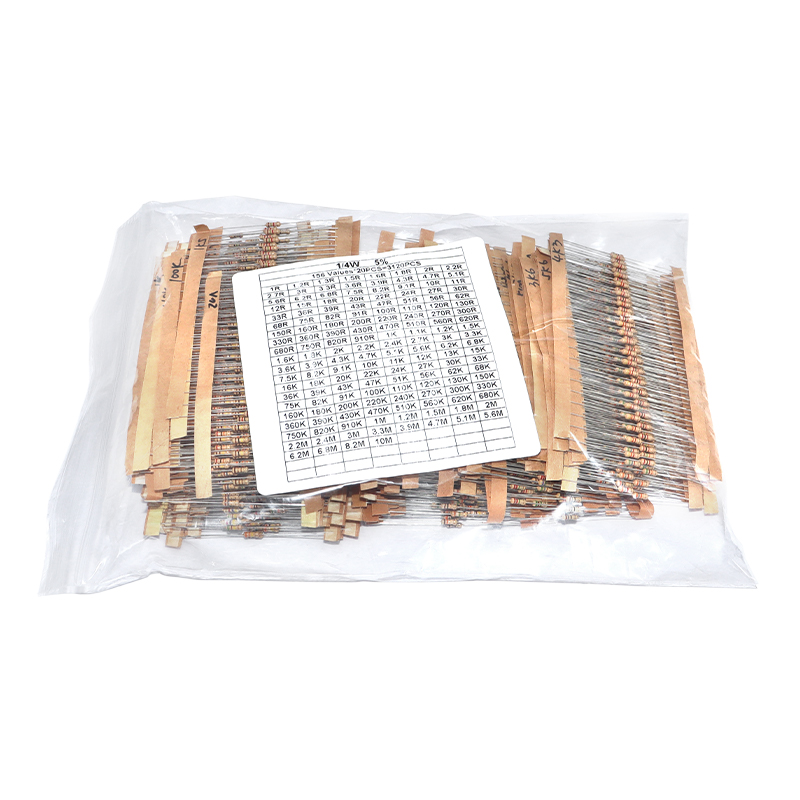 3120pcs 156 Values 1 -10M Ohm  - Resistor Kit 1 4W 评论和价格