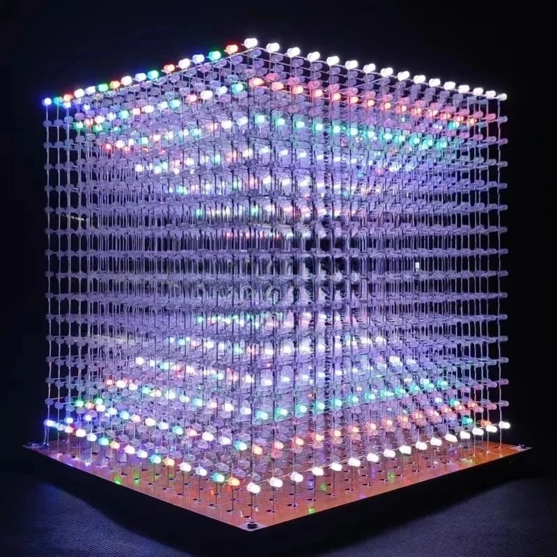 3 D16mini Light Cube Kit 16x16 - Diy Electronic 评论和价格