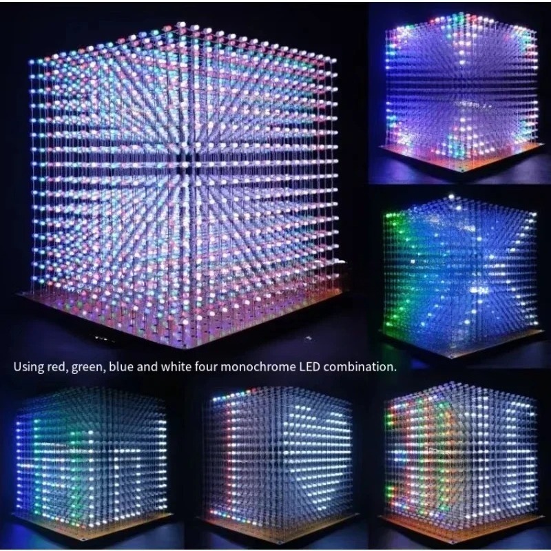 3 D16mini Light Cube Kit 16x16 - Diy Electronic 评论和价格