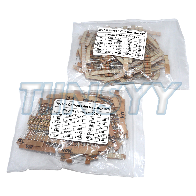 300PCS Resistor Kit 1W 5% Carb - Diy Electronics Components Kit 评论和价格