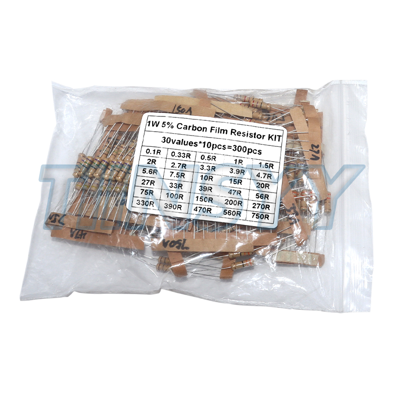 300PCS Resistor Kit 1W 5% Carb - Diy Electronics Components Kit 评论和价格