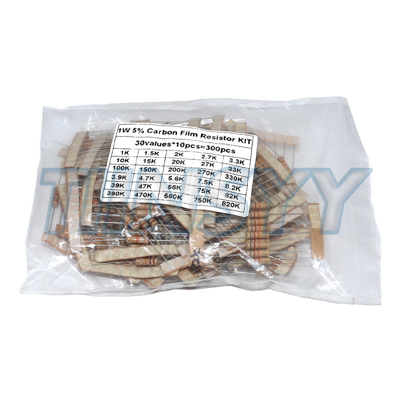 300PCS Resistor Kit 1W 5% Carb - Diy Electronics Components Kit 评论和价格