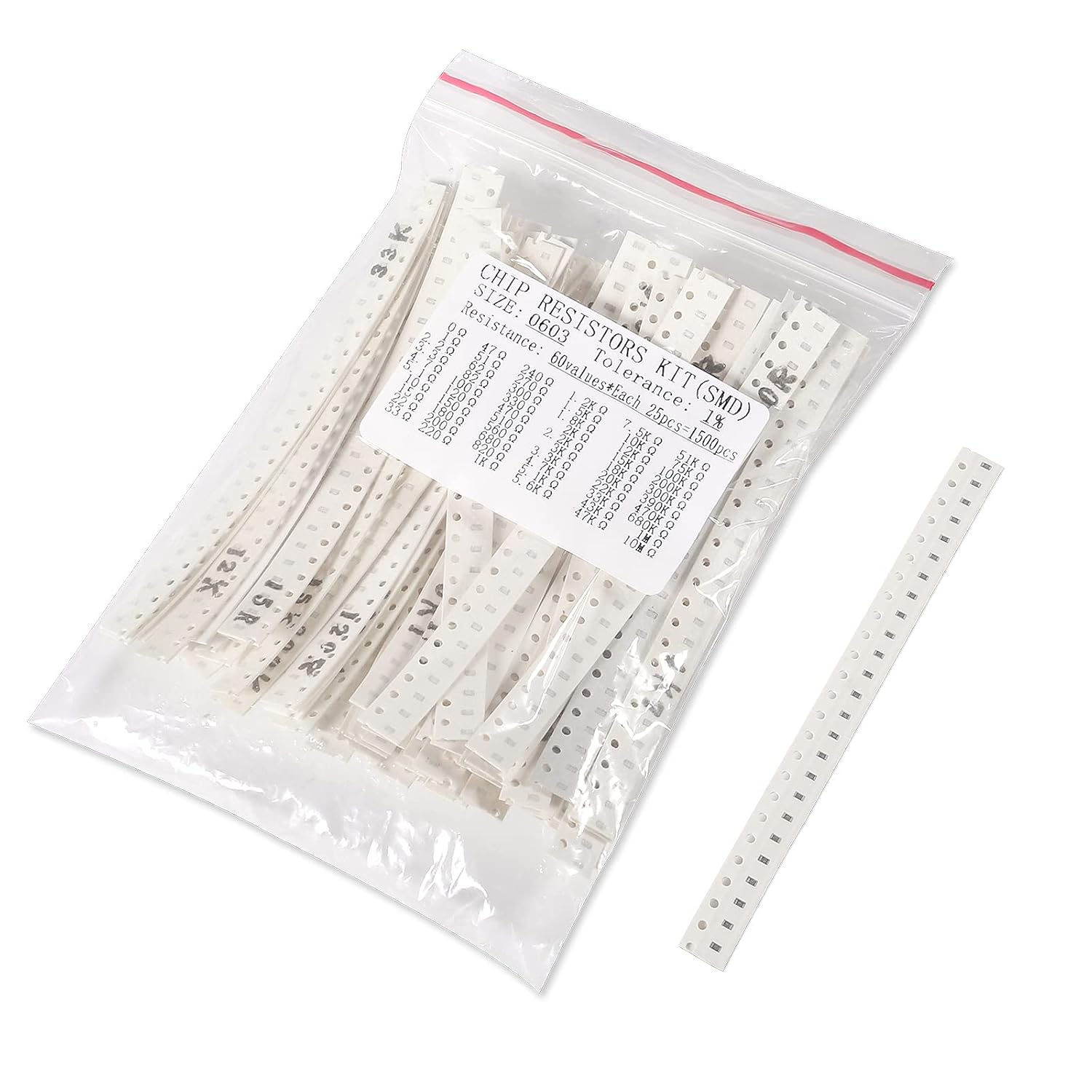 1500PCS 0603 SMD Resistor Kit, - Resistor Kit 1 4W 评论和价格
