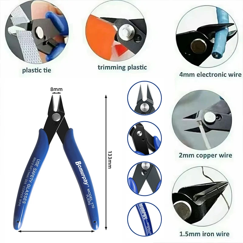170 Electronic Diagonal Pliers - Diy Electronics Gadget 评论和价格