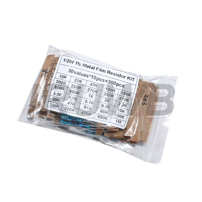 300PCS 1/4W 1/2W 1W Resistance - Resistor Kit 1 4W 评论和价格