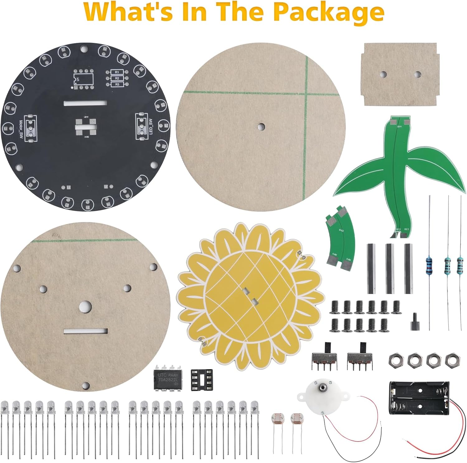 Light Chasing Sunflower Solder - Diy Electronics Ideas 评论和价格