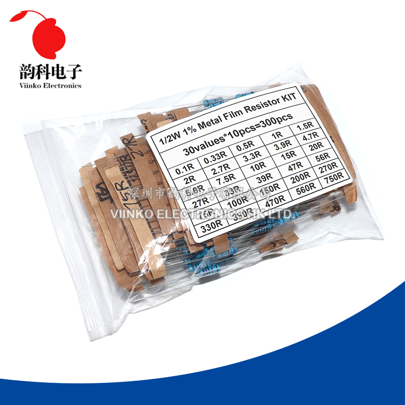 300PCS 150PCS 1/2W 1W 3W 2W Re - Resistor Kit 1 4W 评论和价格