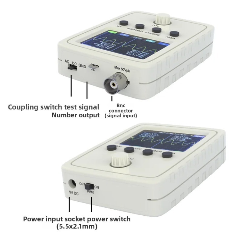 Digital Oscilloscope DIY Assem - Learn Diy Electronics 评论和价格