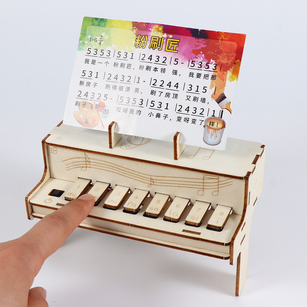DIY Wooden Electronic Piano Mo - Diy Electronics Components Kit 评论和价格