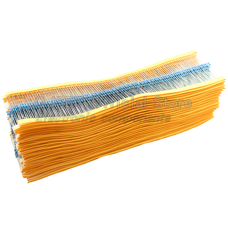 100pcs 1/4W Metal Film Resisto - Resistor Kit 1 4W 评论和价格