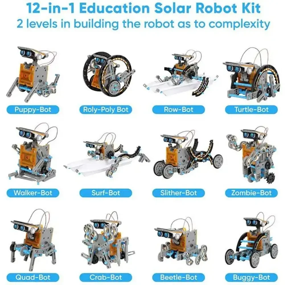 13 in 1 Solar Powered Robot Sc - Diy Electronics Components Kit 评论和价格